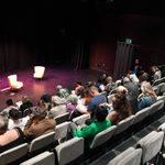 MAST Scratch Night The audience sat in their seats in Studio 2 at MAST Mayflower Studios awaiting the performance to start.