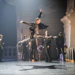 Swan Lake Stranger leap Will Bozier 'The Stranger' leaps high as others watch